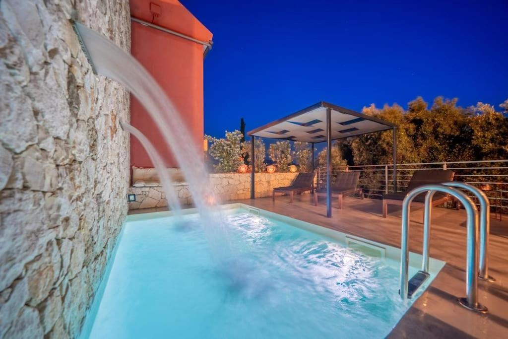 Villa Elisabeth Sea View Private Pool Fiskardo Kefalonia Katsarata Exterior photo