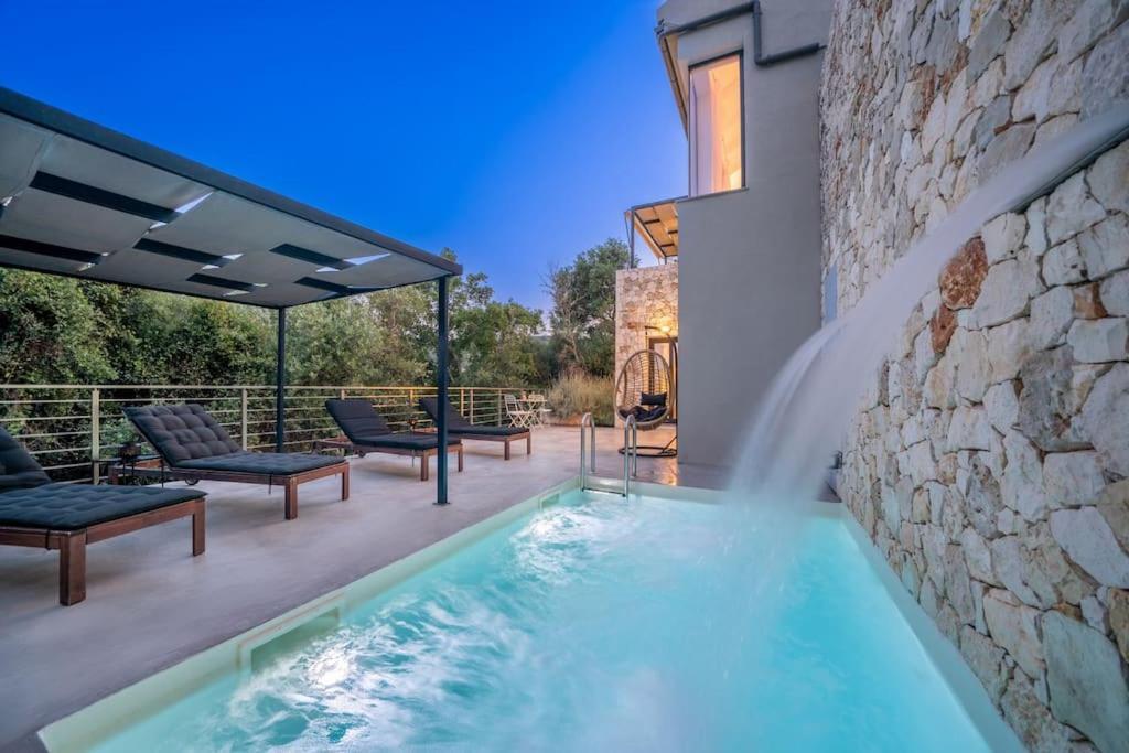 Villa Elisabeth Sea View Private Pool Fiskardo Kefalonia Katsarata Exterior photo